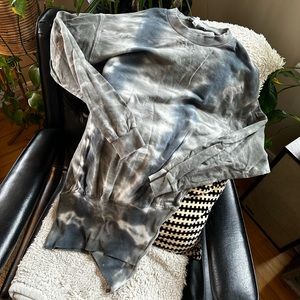 Young Fabulous & Broke Asymmetrical Side Zip Sweater